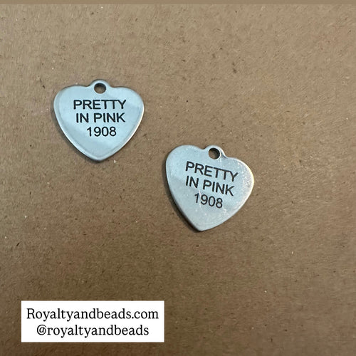 Silver pretty charm