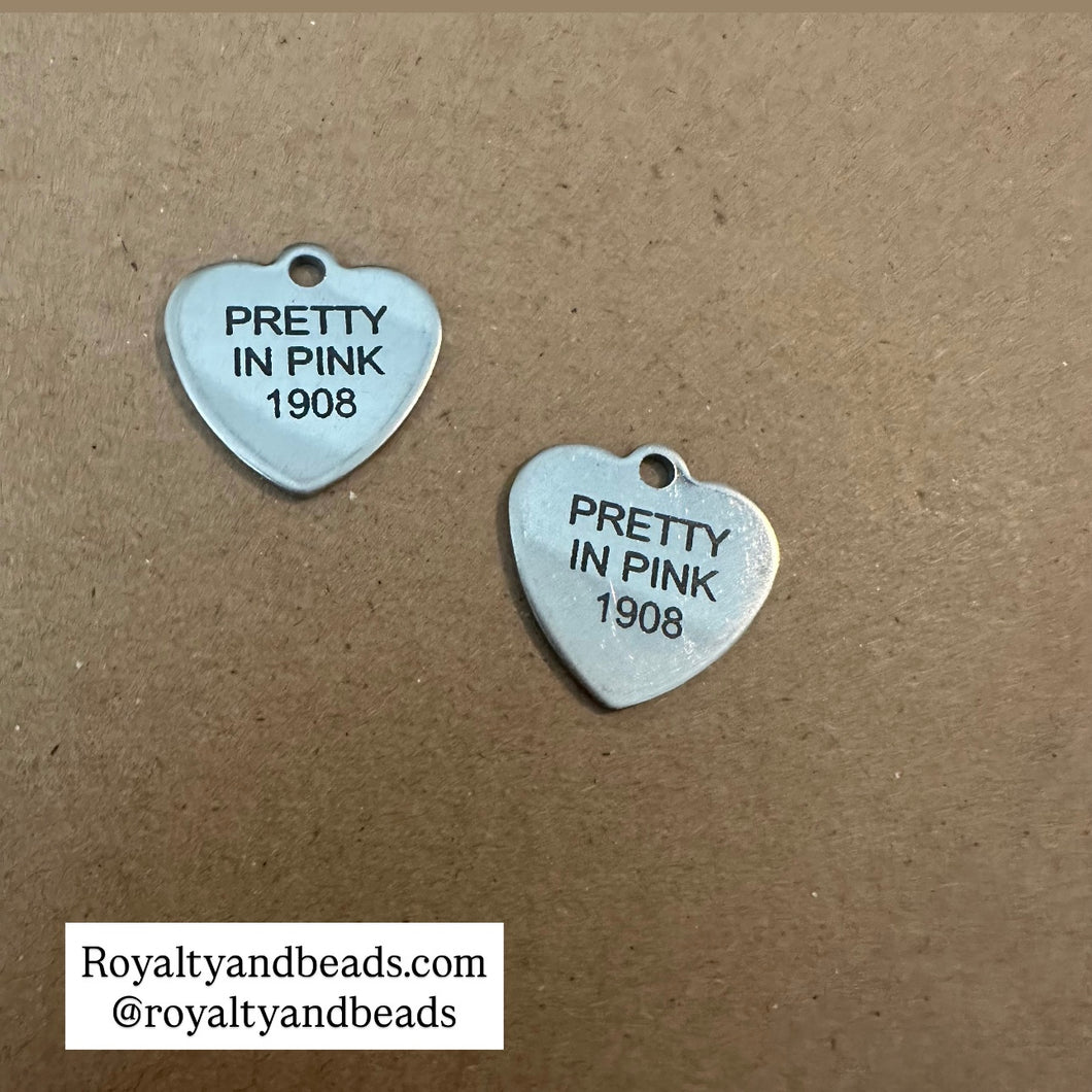 Silver pretty charm