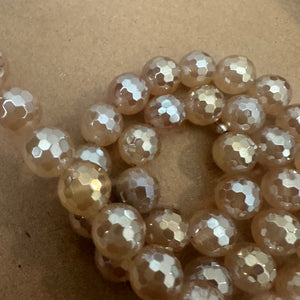 Yellow agate beads