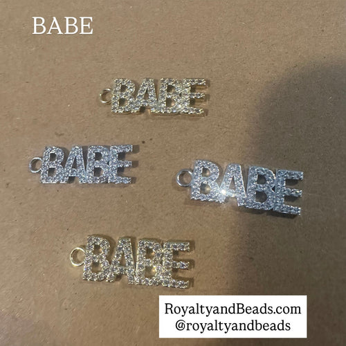 Pave Babe charm
