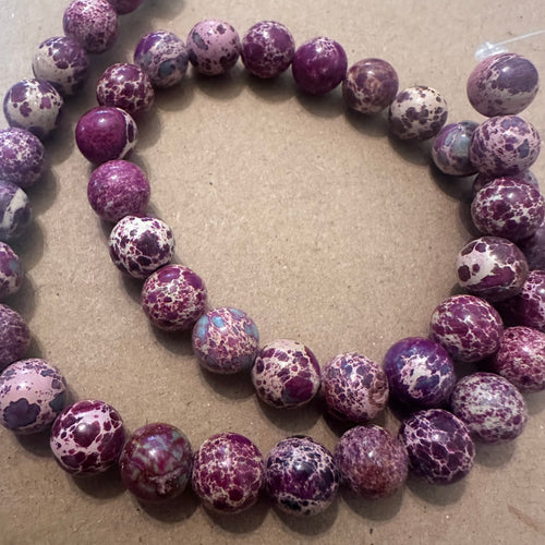 Purple and blue beads