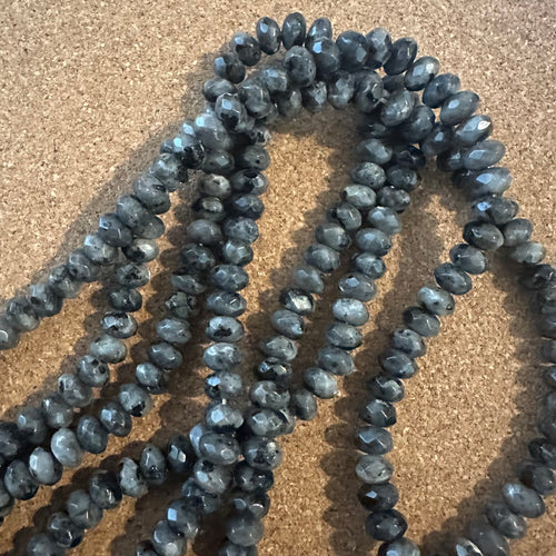 Gray Labradorite beads 8mm