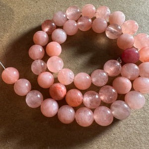 Pink beads 8mm