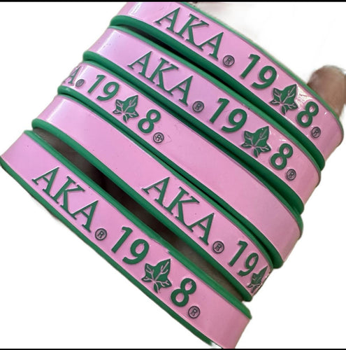 Alpha Kappa Alpha wristband