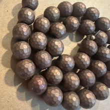 Load image into Gallery viewer, Matte copper beads 10mm
