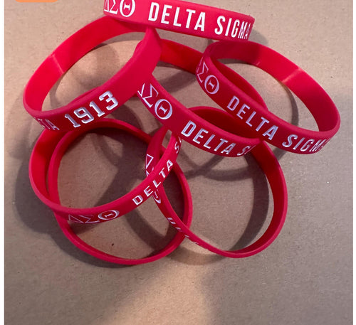 Delta Sigma Theta wristband