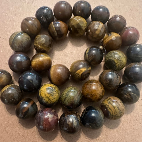 Mixed tigers eye beads