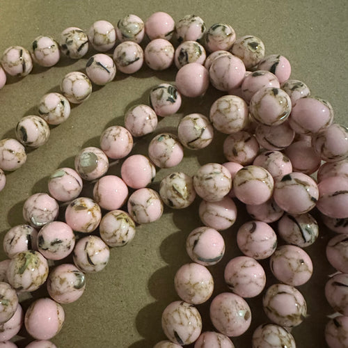 Light pink chip beads