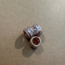 Load image into Gallery viewer, 3 pave bead bars (rose gold)