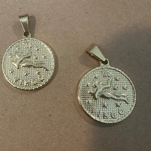 2  Virgo charms (gold)