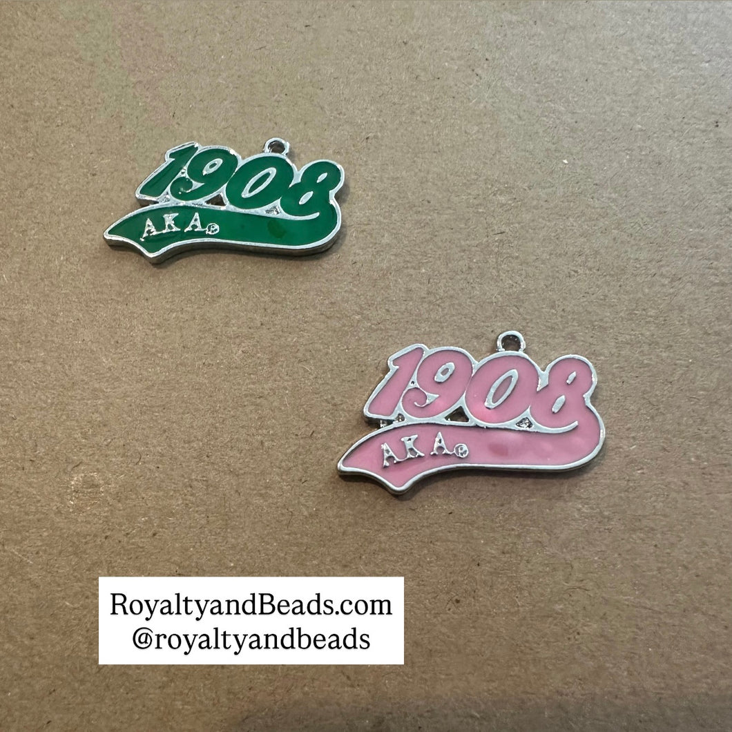 Silver 1908 charms