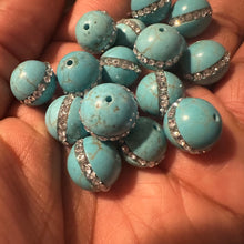 Load image into Gallery viewer, 5 blue beads