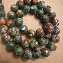 Load image into Gallery viewer, Mixed green beads.