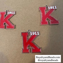 Load image into Gallery viewer, Kappa K letter charm