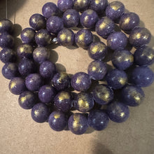 Load image into Gallery viewer, Purple and gold beads 8mm