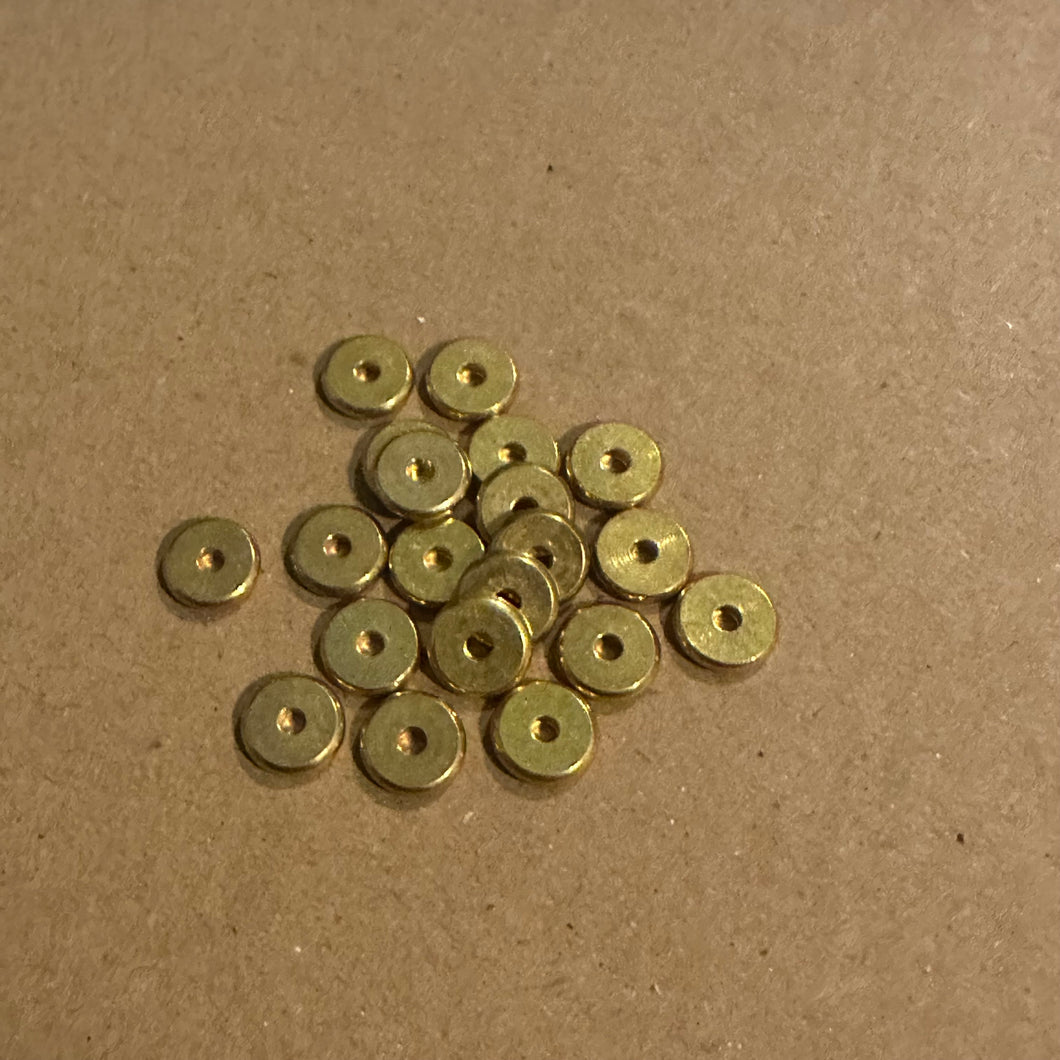 8mm gold spacers (20)