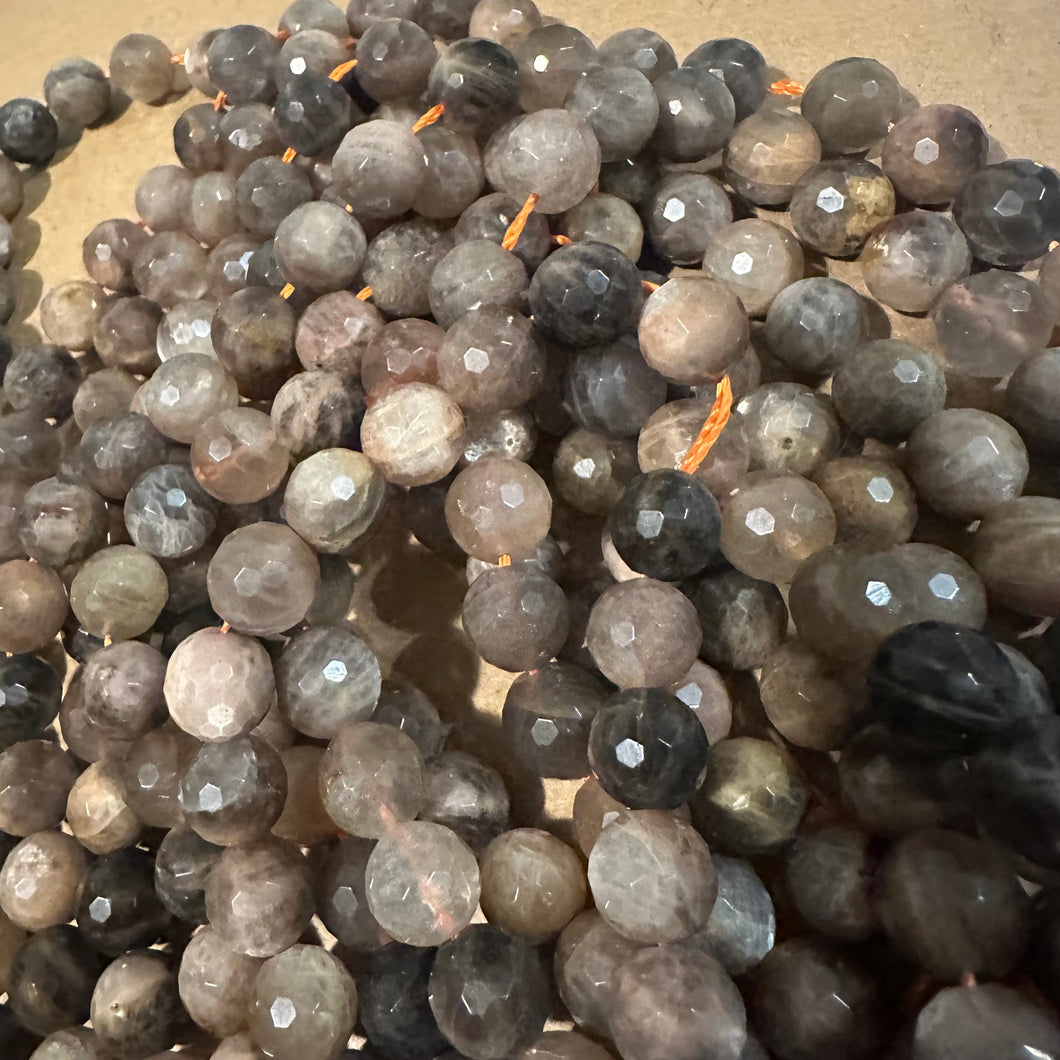 Black Sunstone gemstone beads