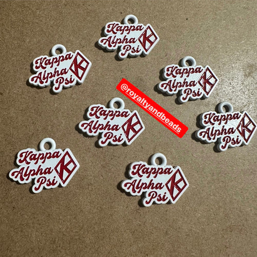 White Kappa Alpha Psi charm