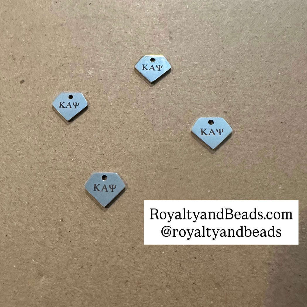 Kappa diamond charms.