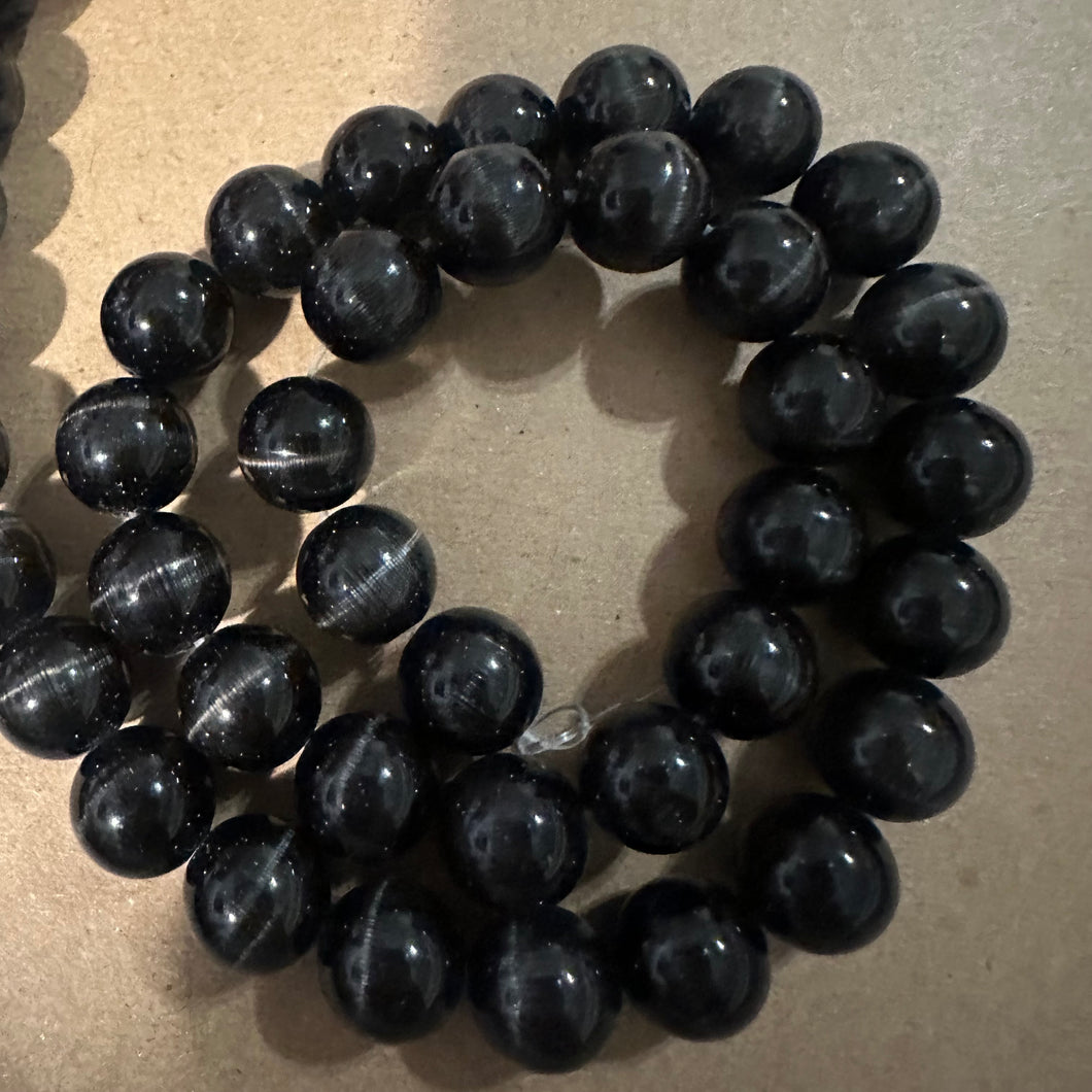 Black cats eye 10mm *