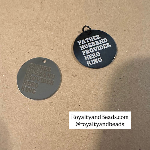 Father’s Day charms (Dad)