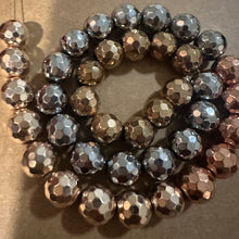 Load image into Gallery viewer, Mixed faceted hematite beads.