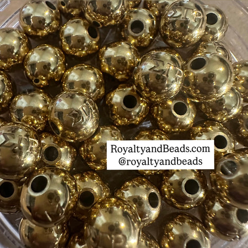 Gold Sigma beads.