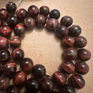 Red tigers eye 8mm