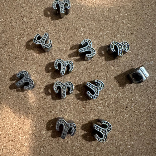 Zodiac Aries charm (silver)