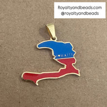 Load image into Gallery viewer, Gold Haiti charm