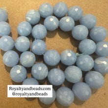 Load image into Gallery viewer, Blue agate beads 12mm