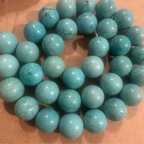 Blue beads 12mm