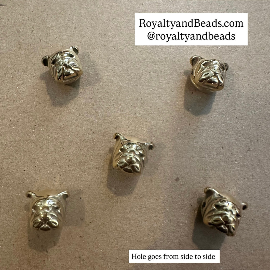 New Bull dog charms. (No stone)
