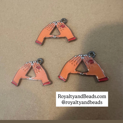 Delta hand charm