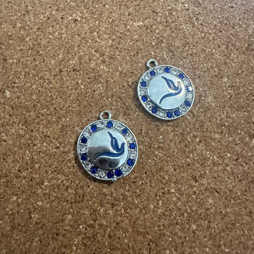 2 dove charms.