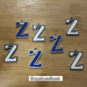 Z letter charms
