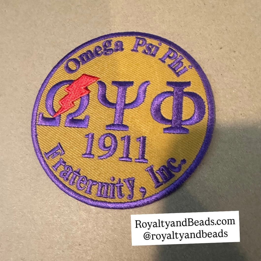 Omega Psi Phi circle patch