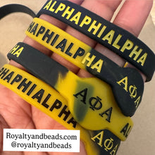 Load image into Gallery viewer, Mixed Alpha Phi Alpha wristband