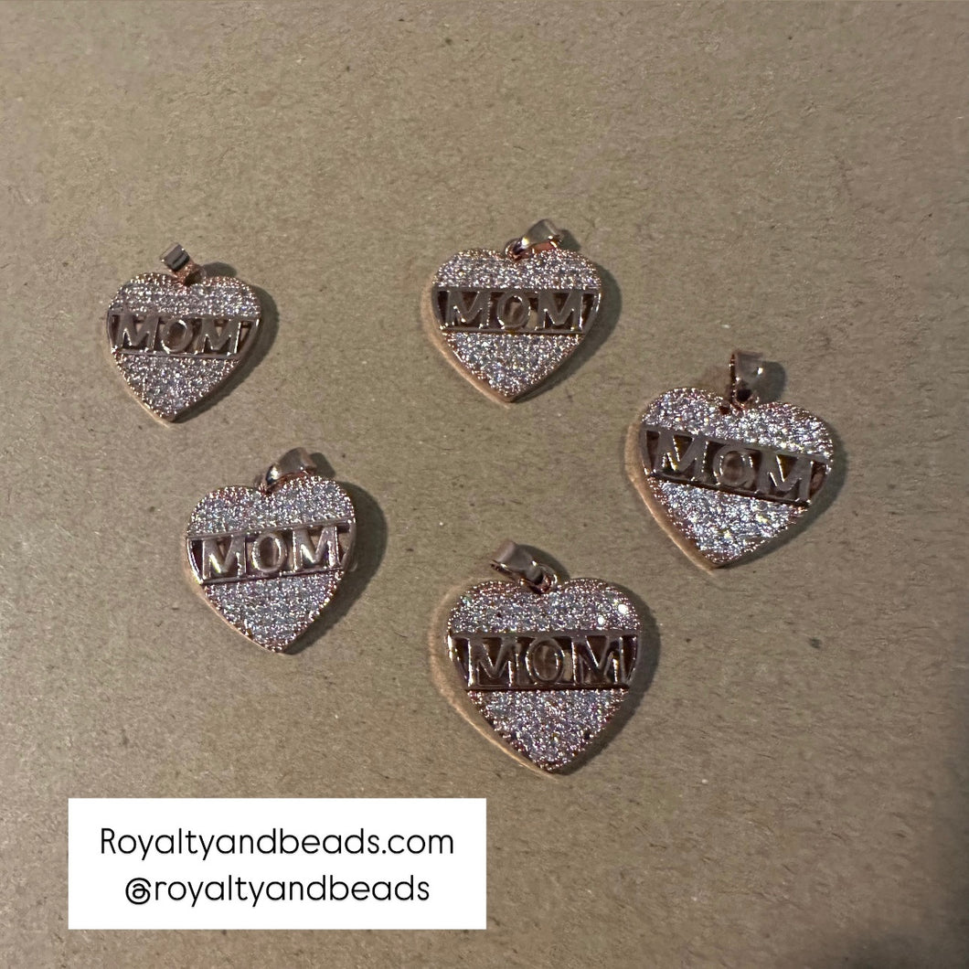 Pave mom charms