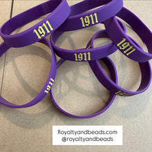 Load image into Gallery viewer, Omega Psi Phi 1911 wristband
