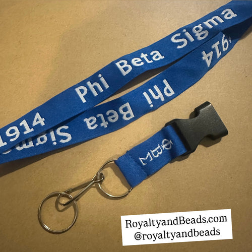 Phi Beta Sigma lanyard