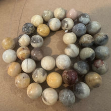 Load image into Gallery viewer, Yellow crazy agate beads