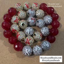 Load image into Gallery viewer, Kappa Alpha Psi pave letters.