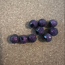 Load image into Gallery viewer, Pave beads pink and gold 10mm