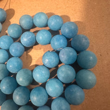 Load image into Gallery viewer, Blue round beads *