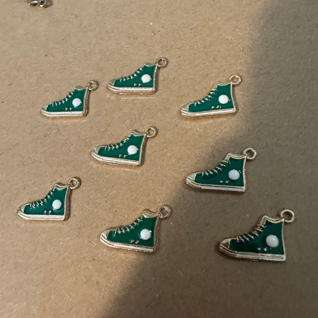 8 mini tennis shoes (green)