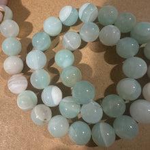 Load image into Gallery viewer, Blue agate beads.
