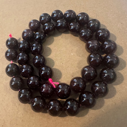 Garnet gemstone beads