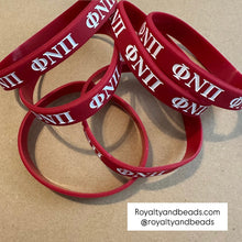 Load image into Gallery viewer, Phi Nu Pi wristband