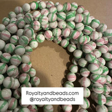 Load image into Gallery viewer, Pink green and white beads